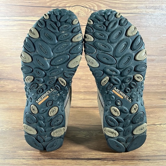 Merrell Chameleon 8 Brown Leather Slip-On Hiking Shoes Men’s Size 11.5 - Picture 7 of 11